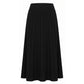 Black Cotton Women Skirt