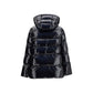 Black Polyamide Full-Length Jacket