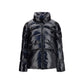 Black Polyamide Full-Length Jacket