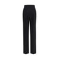 Black Wool Oves Aries Flared Pants