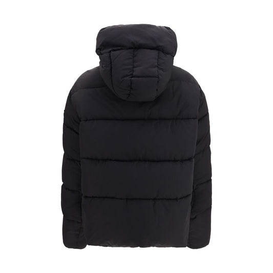 Black Nylon Full-Length Jacket