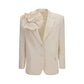 Beige Cotton Blazer