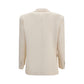 Beige Cotton Blazer