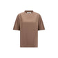 Brown Cotton T-Shirt