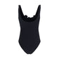 Black Polyamide One-Piece Swimsuit
