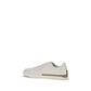 White Calf Leather Bos Taurus Low Top Sneakers