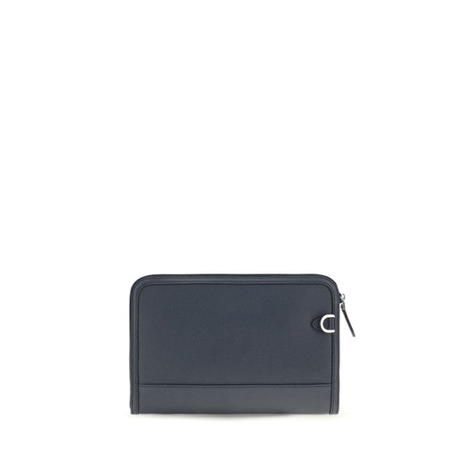 Blue Calf Leather Bos Taurus Wallet