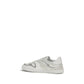 White Calf Leather Bos Taurus Low Top Sneakers