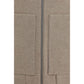 Beige Cashmere Full-Length Jacket
