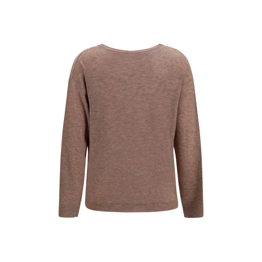 Brown Wool Oves Aries Sweatshirt