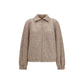 Beige Wool Oves Aries Bomber