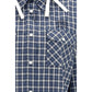 Blue Cotton Pattern Shirt