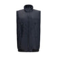 Black Polyamide Sleeveless Jacket