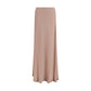 Beige Lyocell Long Skirt
