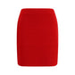 Multicolor Wool Oves Aries Mini Skirt