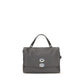 Gray Calf Leather Bos Taurus Handbag