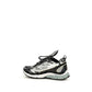 Gray Polyester Athletic Sneakers