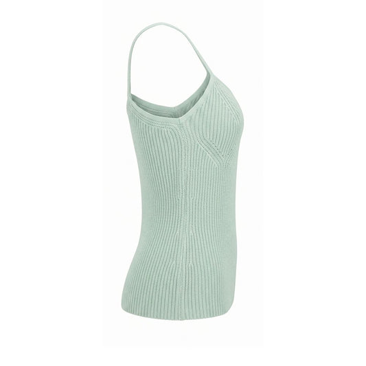Green Wool Women Tank