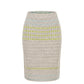 Grey Silk Women Skirt