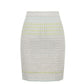 Grey Silk Women Skirt