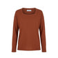 Brown Cotton Women's Sweater