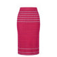 Purple Silk Women Skirt