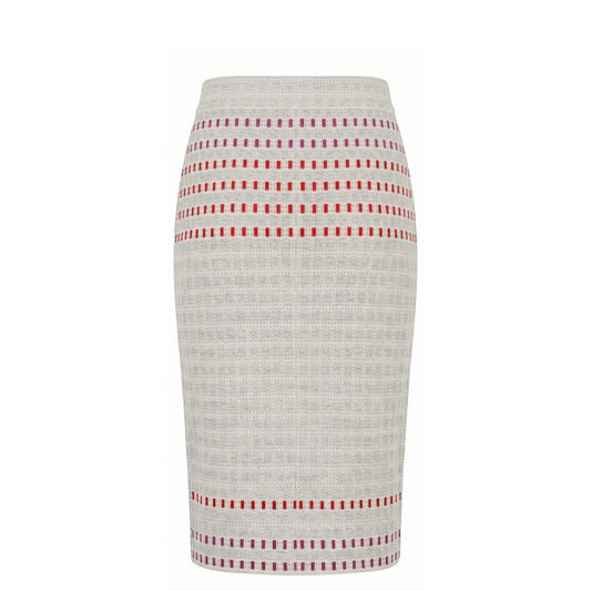 Grey Silk Women Skirt