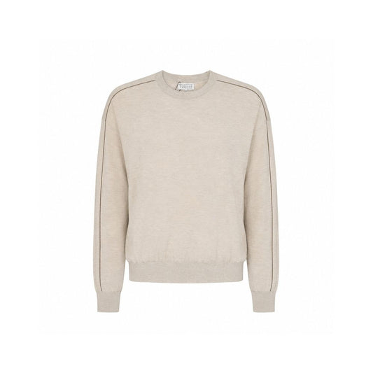 Beige Cashmere Sweatshirt