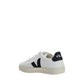 White Calf Leather Bos Taurus Sneakers