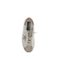 White Calf Leather Bos Taurus Low Top Sneakers