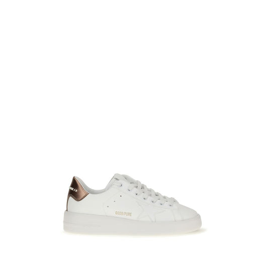 White Calf Leather Bos Taurus Low Top Sneakers