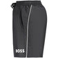 Nero Polyester Men's Shorts