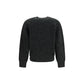 Black Cotton Sweatshirt