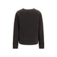 Black Cotton Sweatshirt
