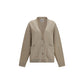 Beige Cotton Cardigan