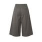 Grey Cotton Women Shorts