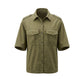Green Cotton Women Shirt