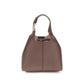 Beige Calf Leather Bos Taurus Shoulder Bag