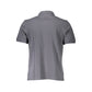 Gray Cotton Men's Polo Shirt