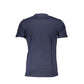 Blue Cotton Men's T-Shirt