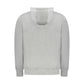 Gray Cotton Mens Sweater Hoodie