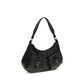 Black Calf Leather Bos Taurus Shoulder Bag