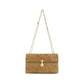 Beige Calf Leather Bos Taurus Shoulder Bag