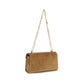 Beige Calf Leather Bos Taurus Shoulder Bag