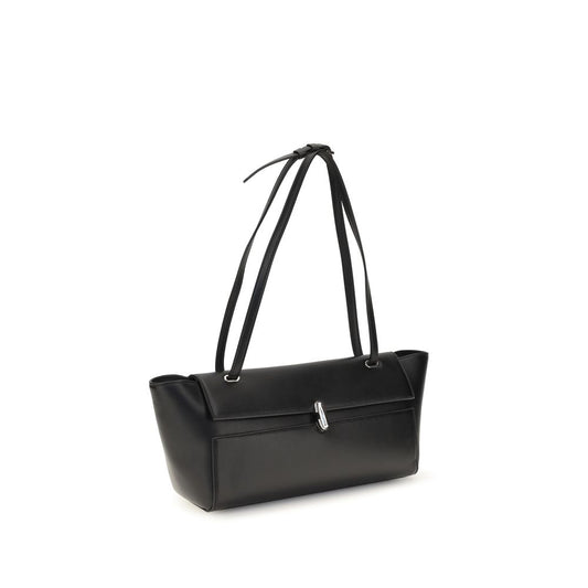Black Calf Leather Bos Taurus Shoulder Bag