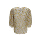 Beige Viscose Blouse