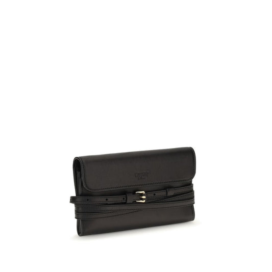 Black Goatskin Shoulder Bag