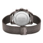 Gray Stainless Steel Dress Watch