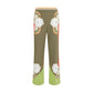 Multicolor Viscose Casual Pants