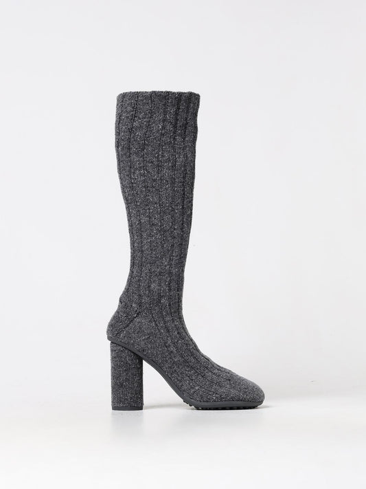 Gray Wool Over The Knee